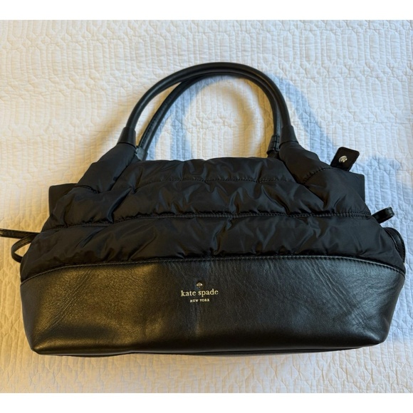 Kate Spade West Valley Quilted Nylon Stevie Black Bag - Picture 2 of 9
